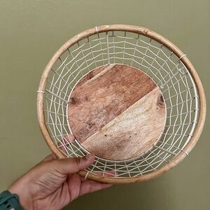 Wood and Wire Basket